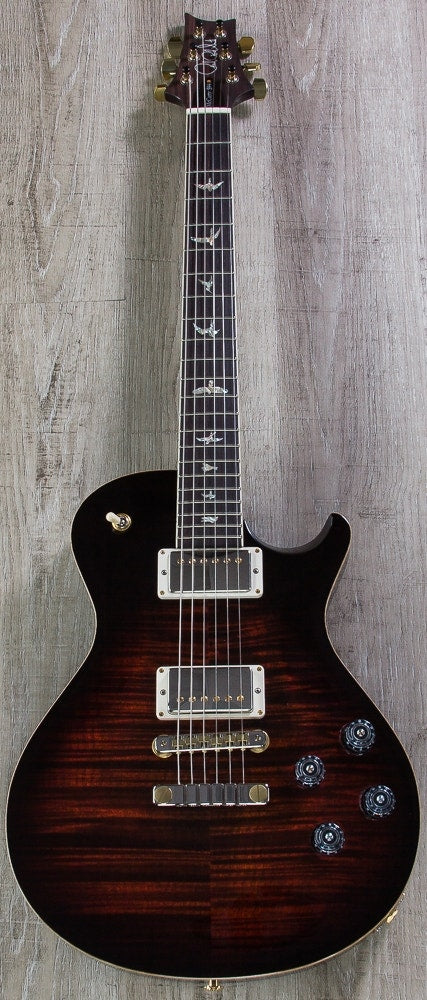 PRS Paul Reed Smith Singlecut 594 Electric Guitar, Flame Maple 10-Top, Pattern Vintage Neck, Hard Case - Fire Red Burst (Open Box)
