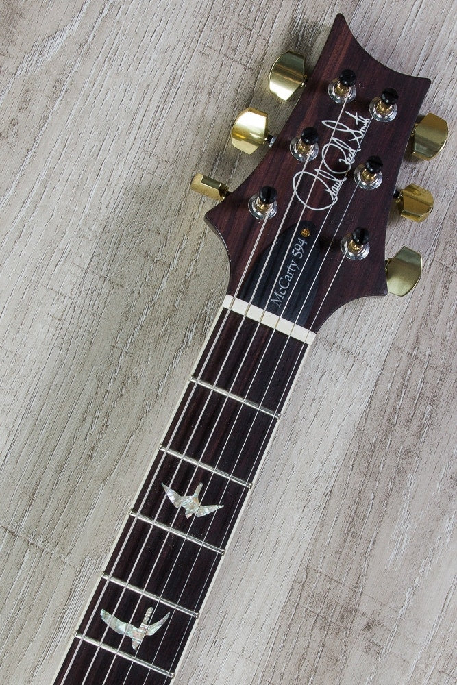 PRS Paul Reed Smith Singlecut 594 Electric Guitar, Flame Maple 10-Top, Pattern Vintage Neck, Hard Case - Fire Red Burst (Open Box)