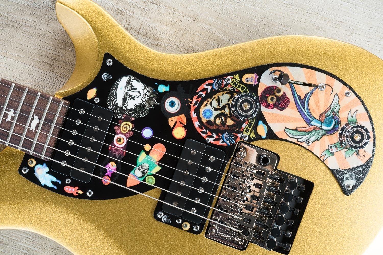 PRS Paul Reed Smith S2 Vela Vernon Reid Signature Limited Edition Electric Guitar with Gig Bag - Egyptian Gold