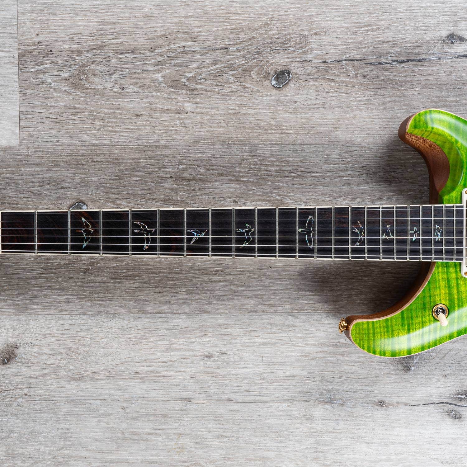 PRS Paul Reed Smith Wood Library McCarty 594 Electric Guitar, Satin Green Fade, Brazilian Rosewood