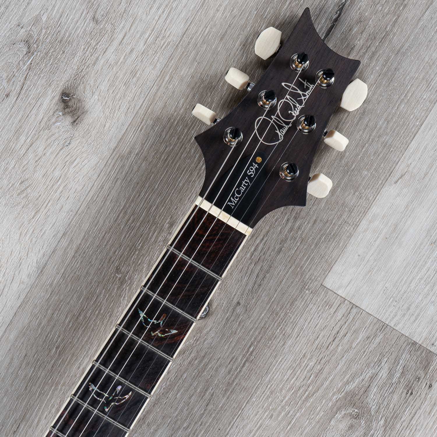 PRS Paul Reed Smith Wood Library McCarty 594 Electric Guitar, Satin Green Fade, Brazilian Rosewood