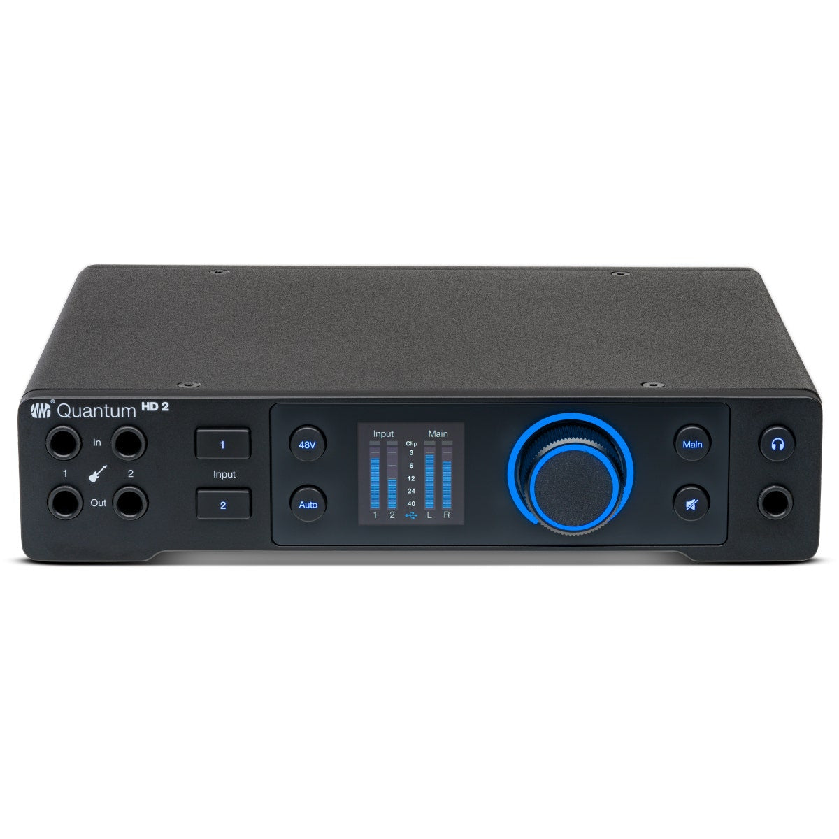 PreSonus Quantum HD 2 20 x 24 USB-C Audio Interface with 2 MAX-HD Mic Preamps