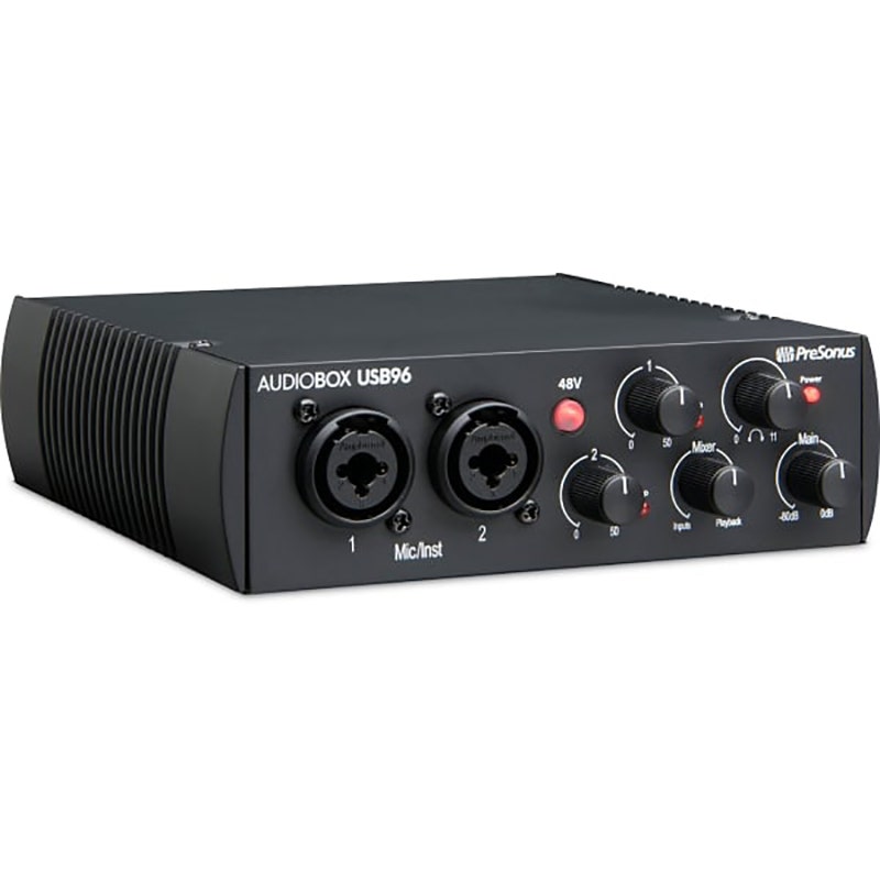 PreSonus AudioBox USB 96k Complete Bundle with Interface, Eris 3.5 Monitors, Microphone & Headphones