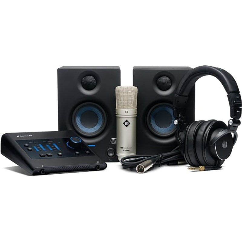 PreSonus Quantum ES Ultimate Bundle with Interface, Eris 5 Monitors, M9 Microphone & HD9 Headphones