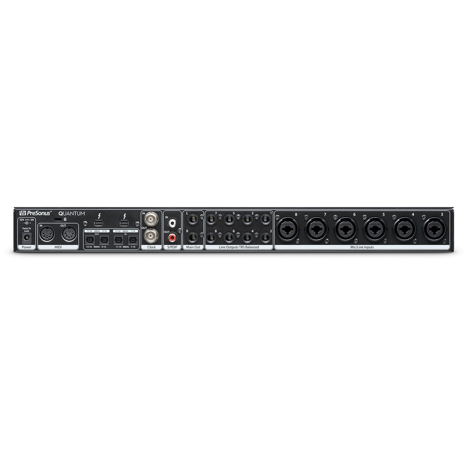 PreSonus Quantum 24-Bit/192kHz 26-In/32-Out Thunderbolt 2 Audio Interface