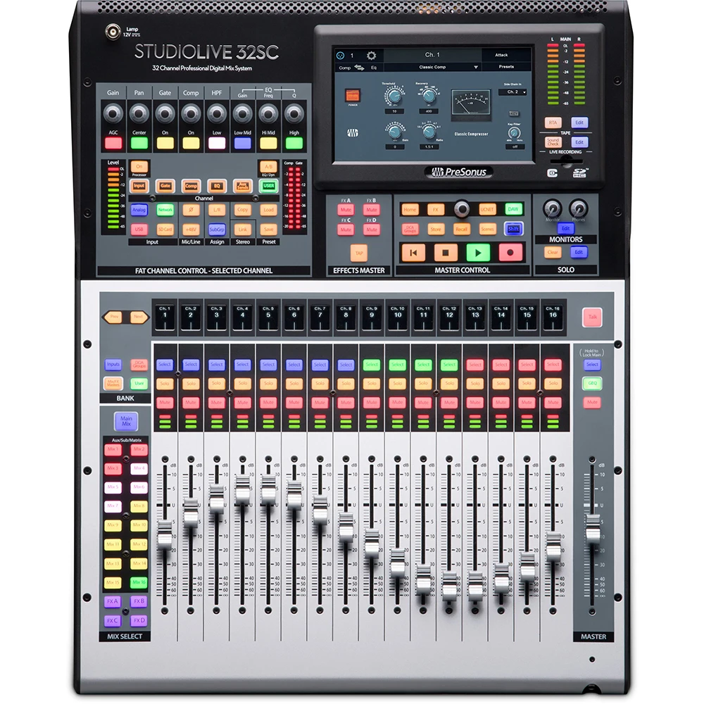 Presonus StudioLive 32SC Series III 32-Channel Digital Mixer and USB Audio Interface