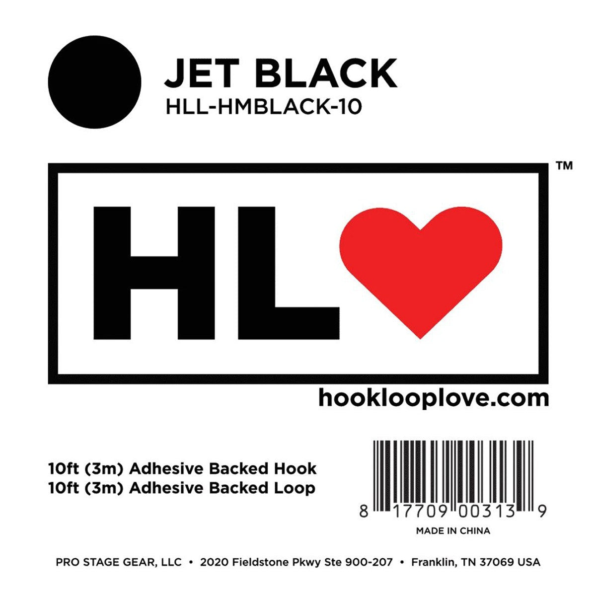 Pedaltrain Hook Loop Love 10' Hook & Loop Adhesive Tape for Guitar Effects Pedalboards