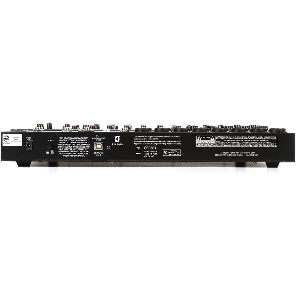 Peavey PV 14 AT Mixer with Autotune & Bluetooth Wireless Connectivity