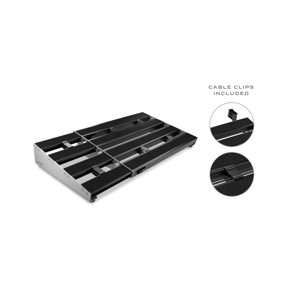 D'Addario Planet Waves XPNDPB-02 XPND Guitar Effects Pedalboard, 4-Rail (Double Row)