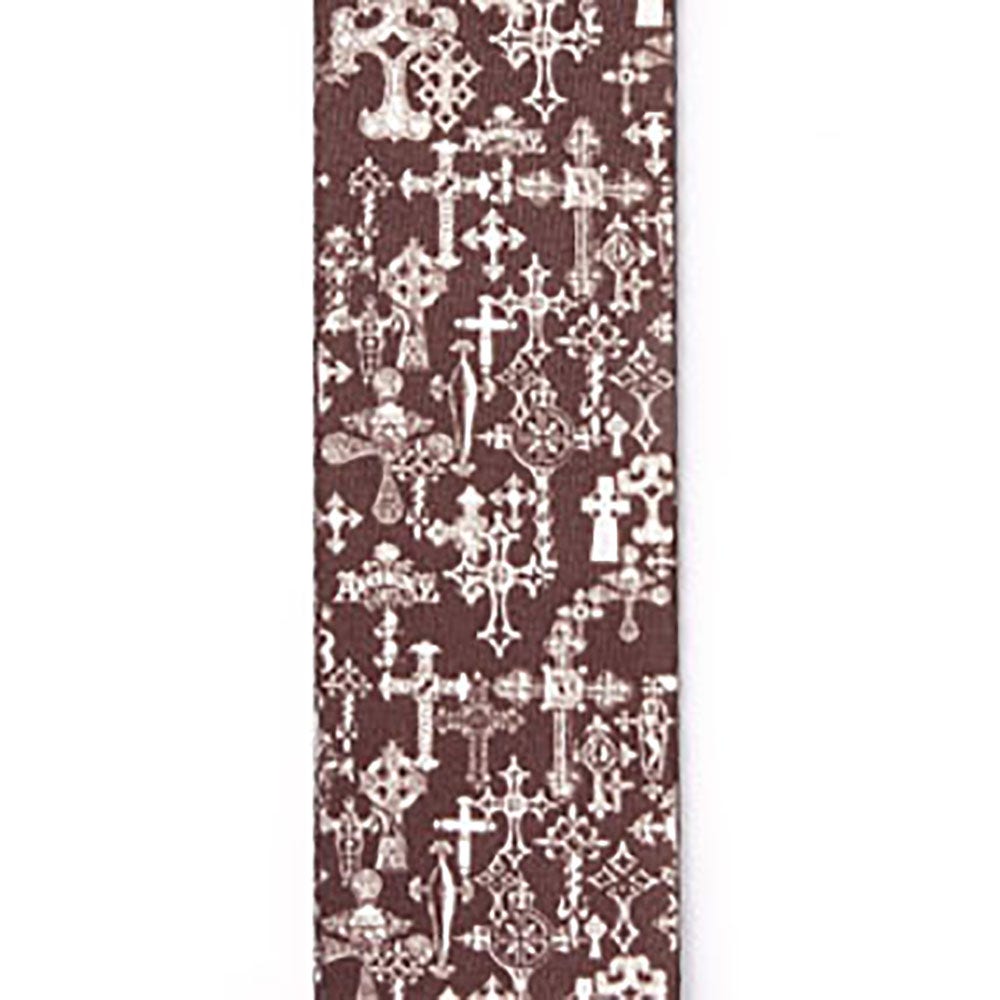 Planet Waves 50ALP02 Alchemy Planet Lock Guitar Bass Strap, Gothic Cross