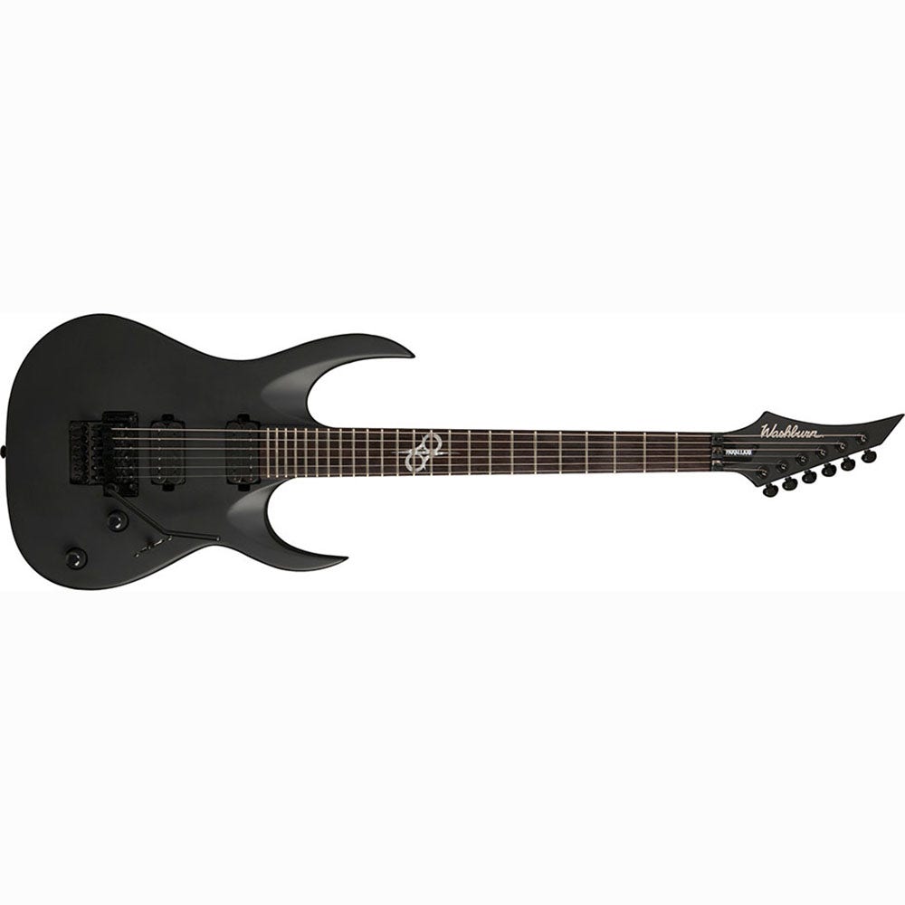 Washburn PX-SOLAR16FRC Parallaxe Series Solar Floyd Rose Electric Guitar - Black Matte