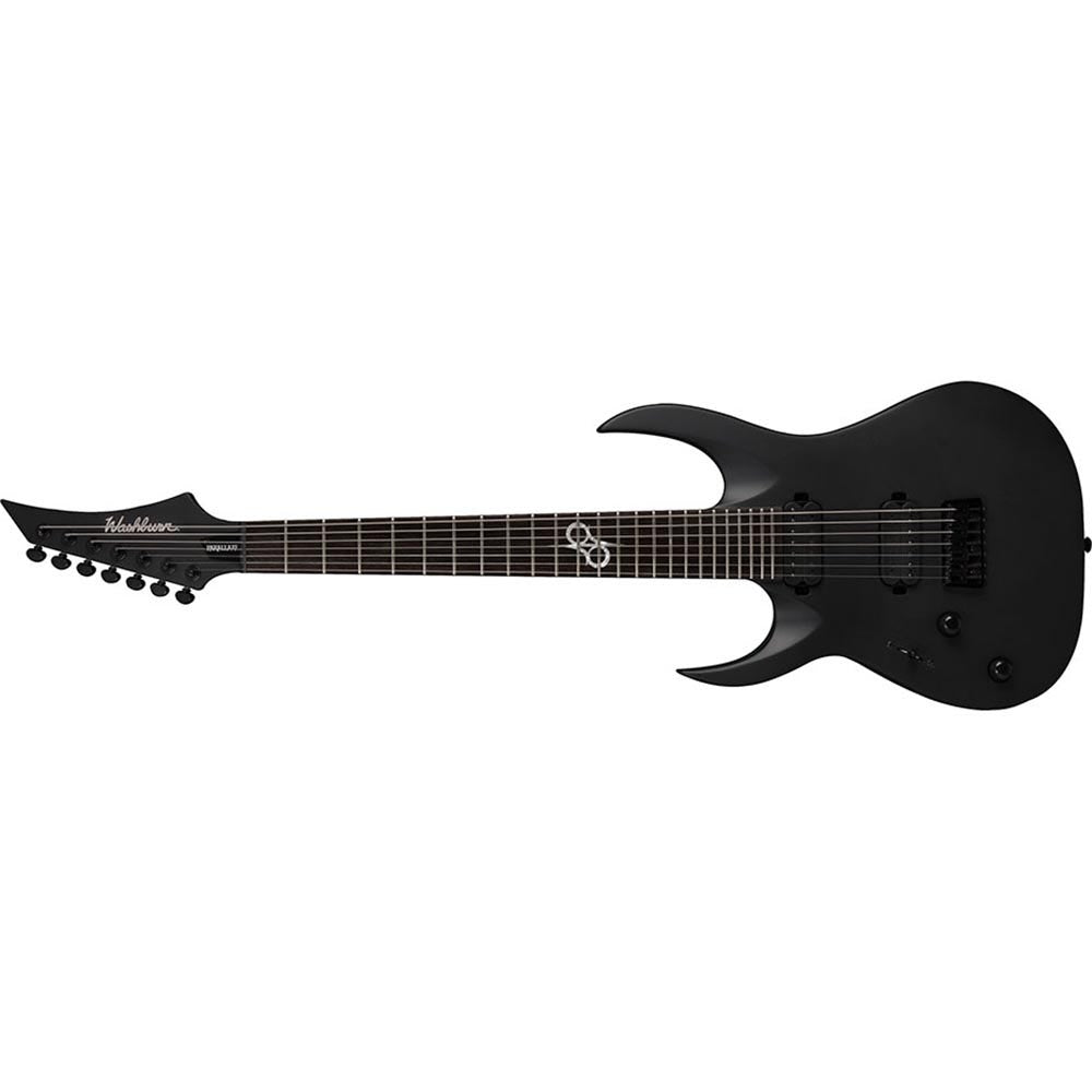 Washburn PX-SOLAR170CLH Parallaxe Series Solar Left-Handed Electric Guitar - Carbon Black Matte (B-STOCK)