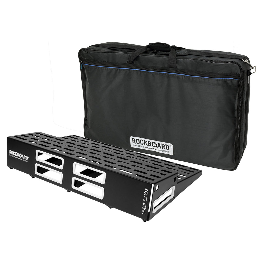 RockBoard CINQUE 5.3 MAX Guitar Effect Pedalboard with Premium Gig Bag
