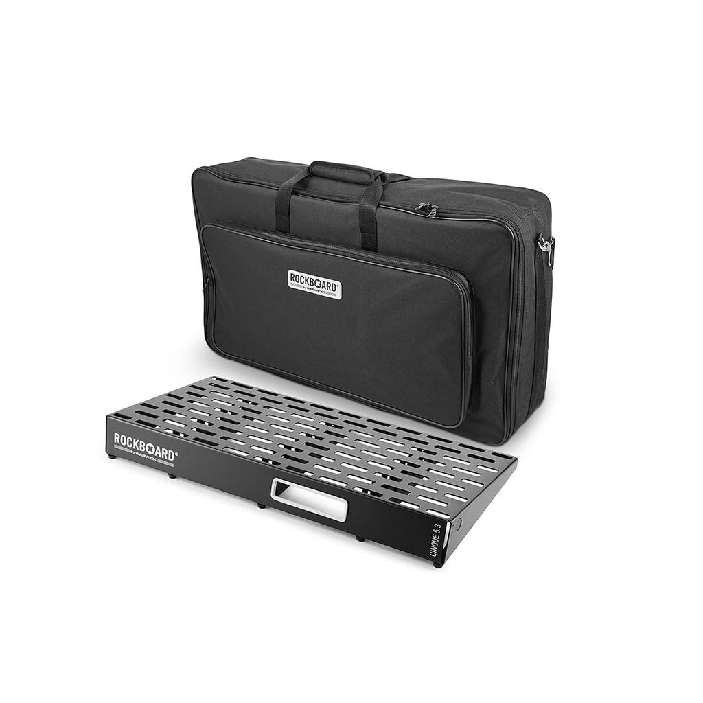 RockBoard CINQUE 5.3 33'' x 17'' Guitar Effects Pedalboard with Gig Bag
