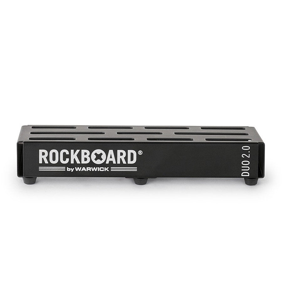 RockBoard DUO 2.0 12'' x 5'' Guitar Effects Pedalboard with Gig Bag