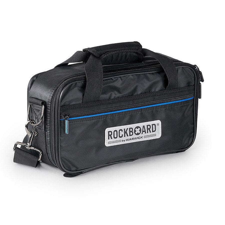 RockBoard DUO 2.0 12'' x 5'' Guitar Effects Pedalboard with Gig Bag