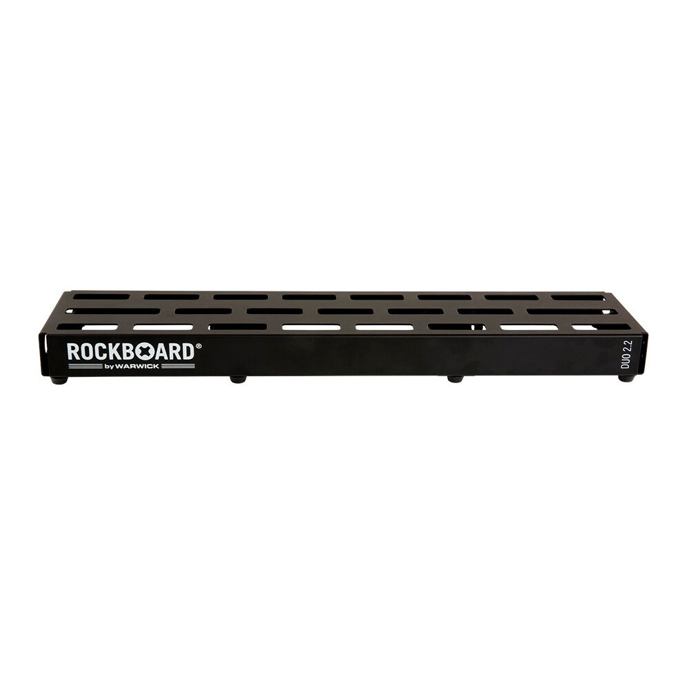 RockBoard DUO 2.2 25"x5.5" Guitar Effects Pedalboard with Gig Bag