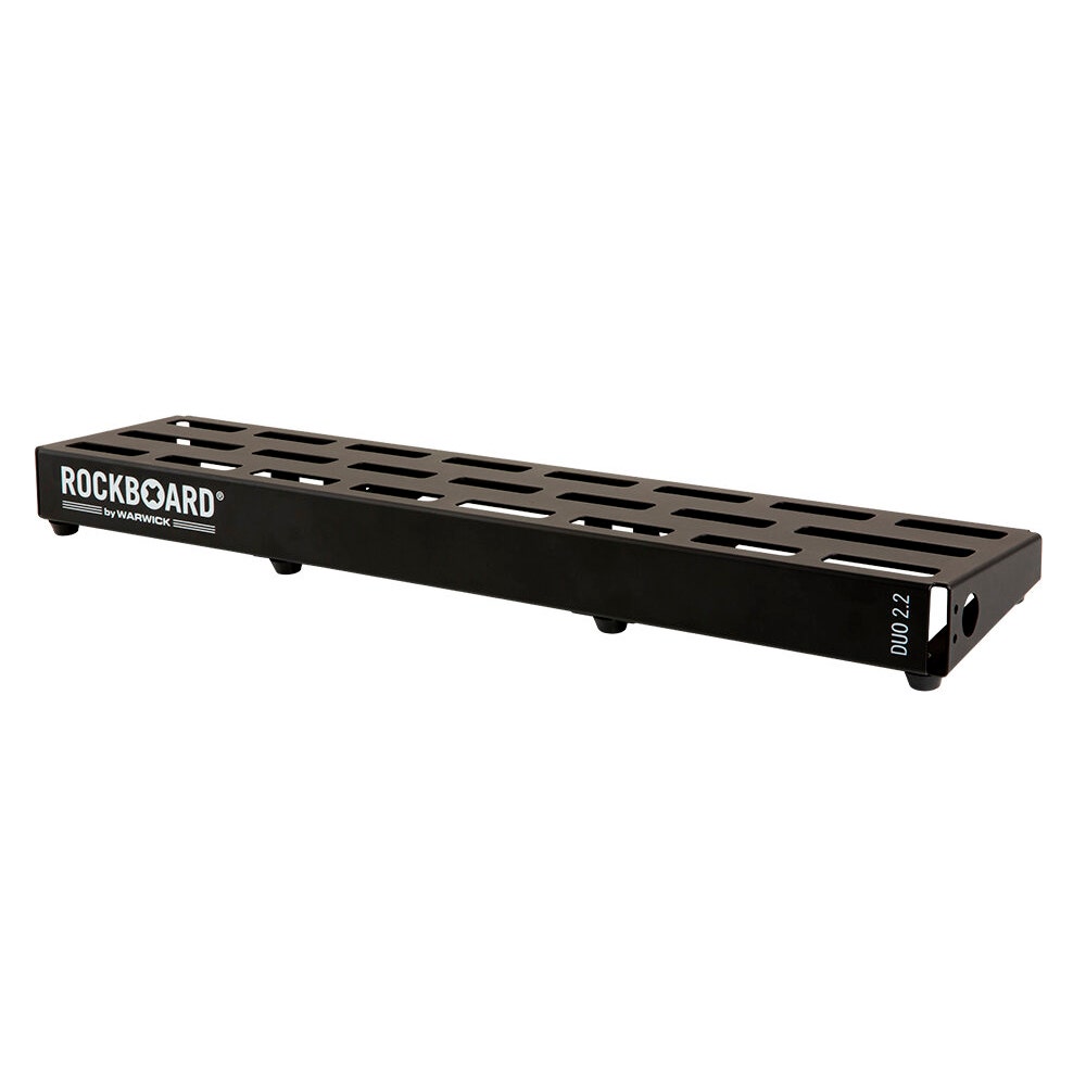 RockBoard DUO 2.2 25"x5.5" Guitar Effects Pedalboard with Gig Bag