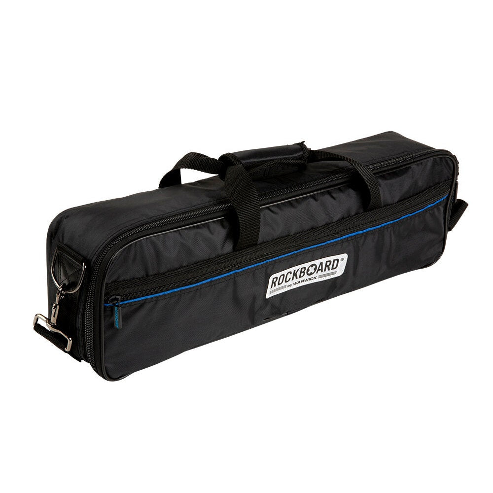 RockBoard DUO 2.2 25"x5.5" Guitar Effects Pedalboard with Gig Bag