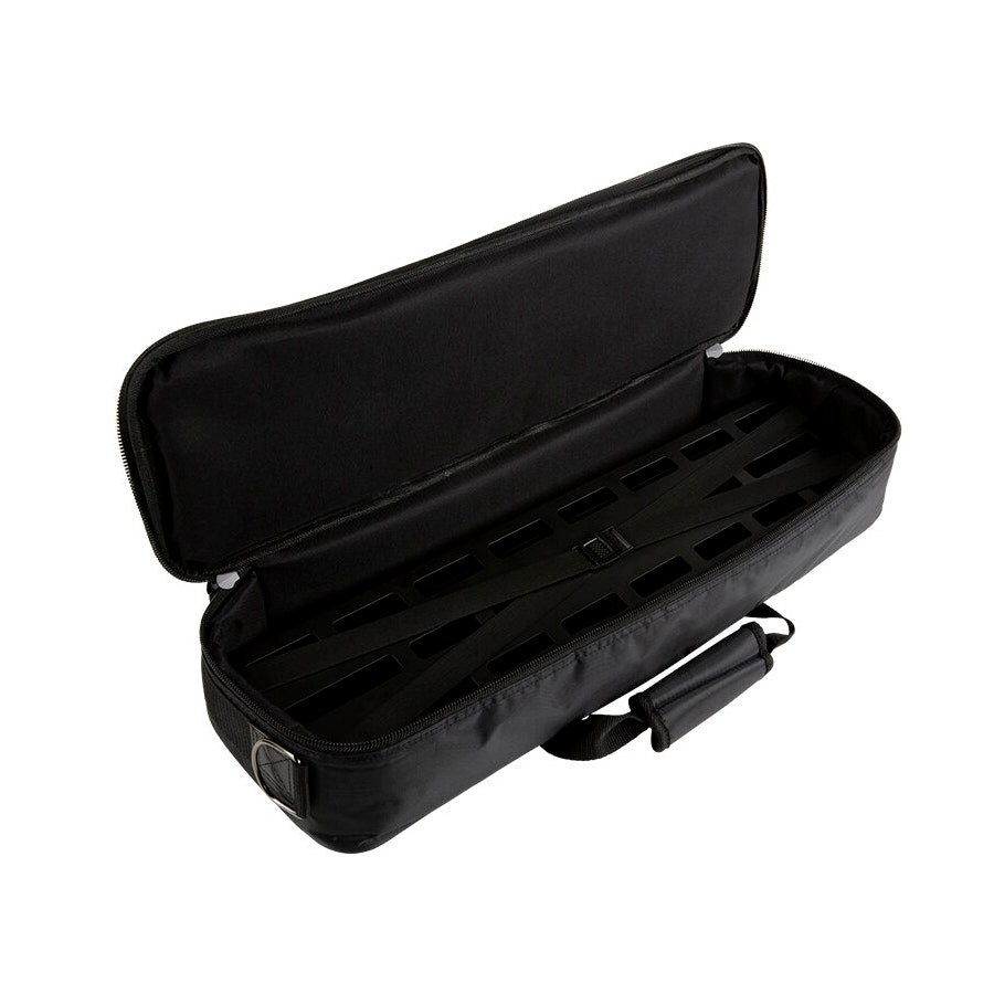 RockBoard DUO 2.2 25"x5.5" Guitar Effects Pedalboard with Gig Bag