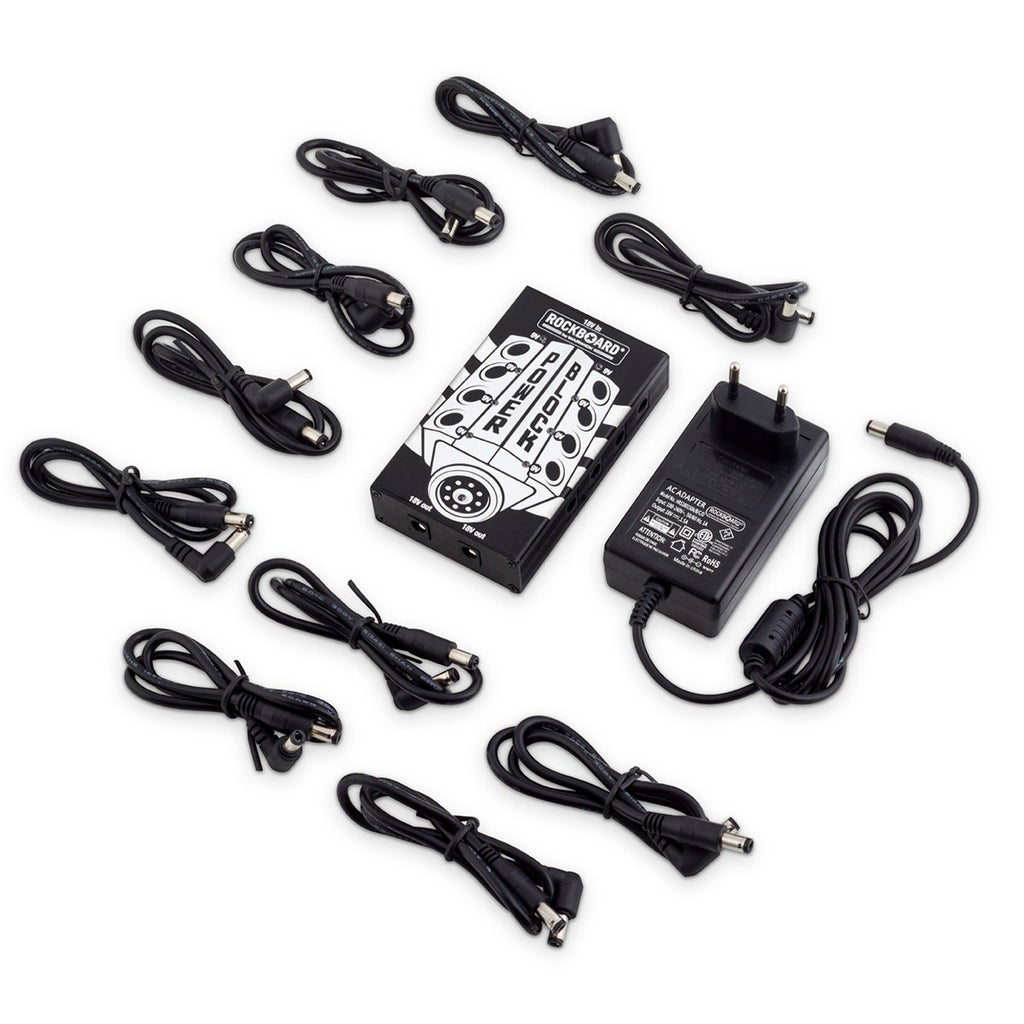 RockBoard RBO POW BLOCK Power Block Guitar Effects Pedalboard Multi-Power Supply