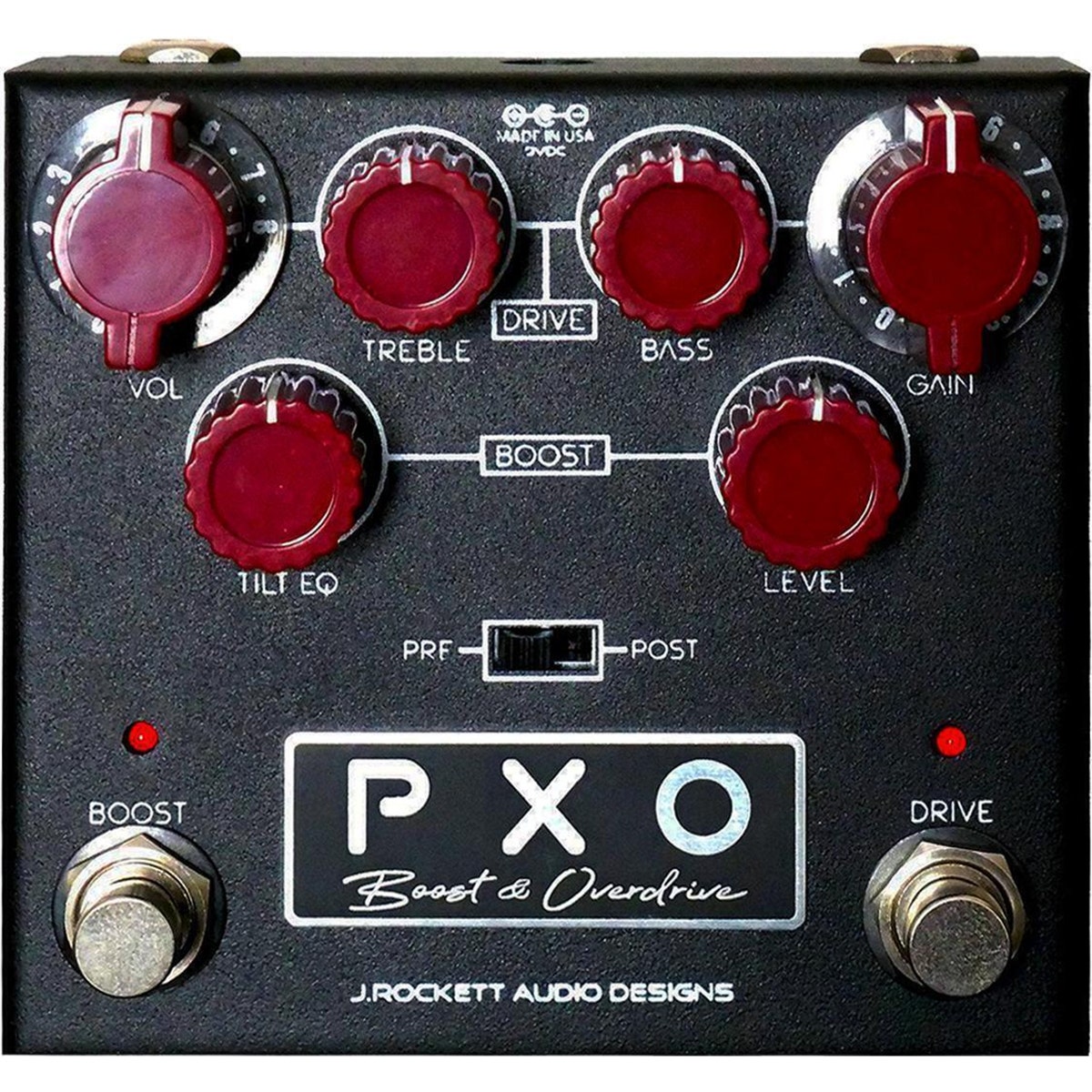 J. Rockett Audio Designs PXO Phil X Signature Overdrive Guitar Effect Pedal