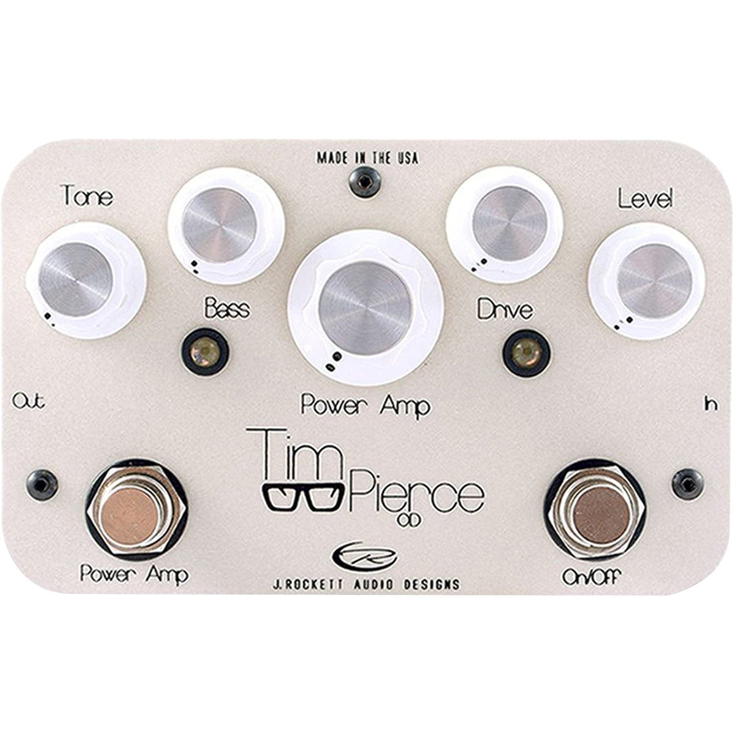 J. Rockett Audio Designs Tim Pierce Overdrive & Poweramp Guitar Effects Pedal