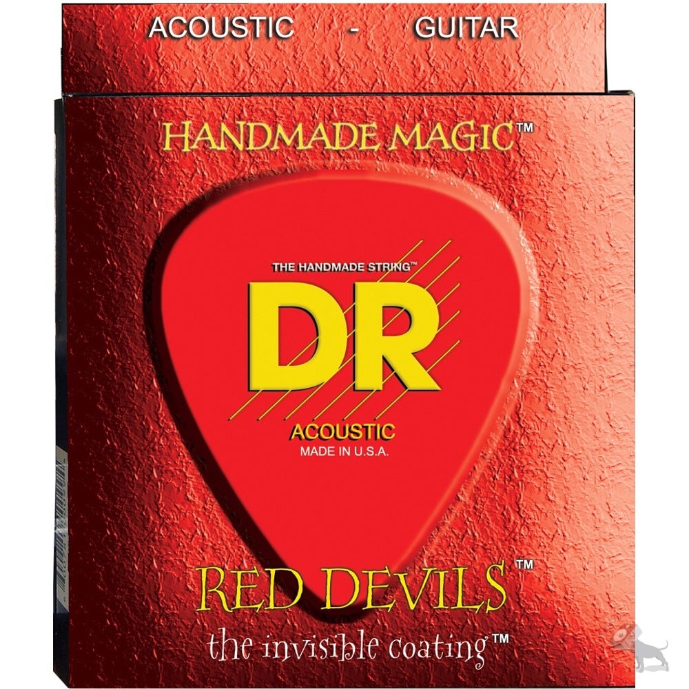 DR Strings RDA-13 K3 Red Devils Medium Heavy Acoustic Guitar Strings (13-56)