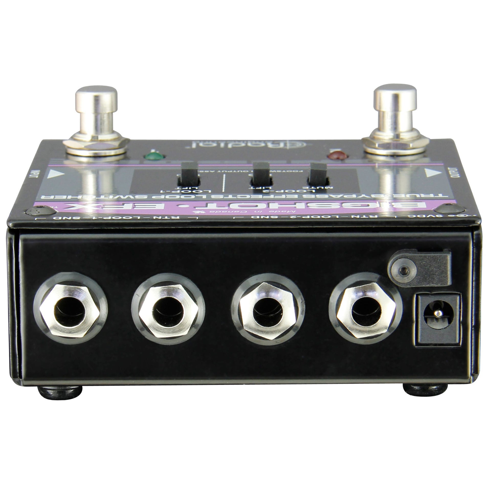 Radial Engineering BigShot EFX True-Bypass Guitar Effects Loop Switcher Pedal