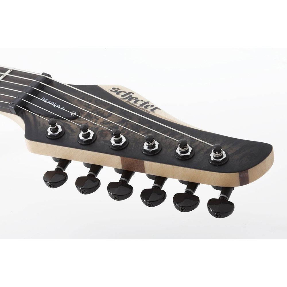 Schecter Guitars 1500 Reaper-6 Electric Guitar, Satin Charcoal Burst