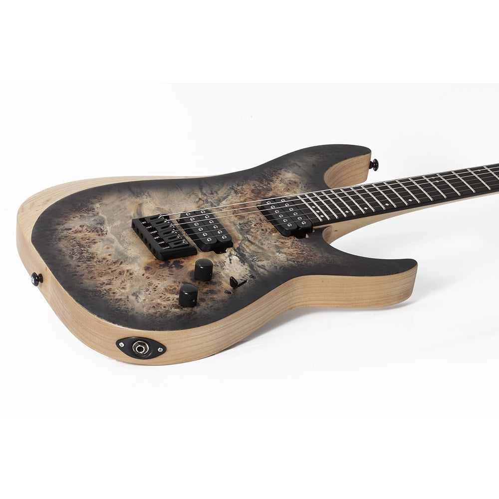 Schecter Guitars 1500 Reaper-6 Electric Guitar, Satin Charcoal Burst
