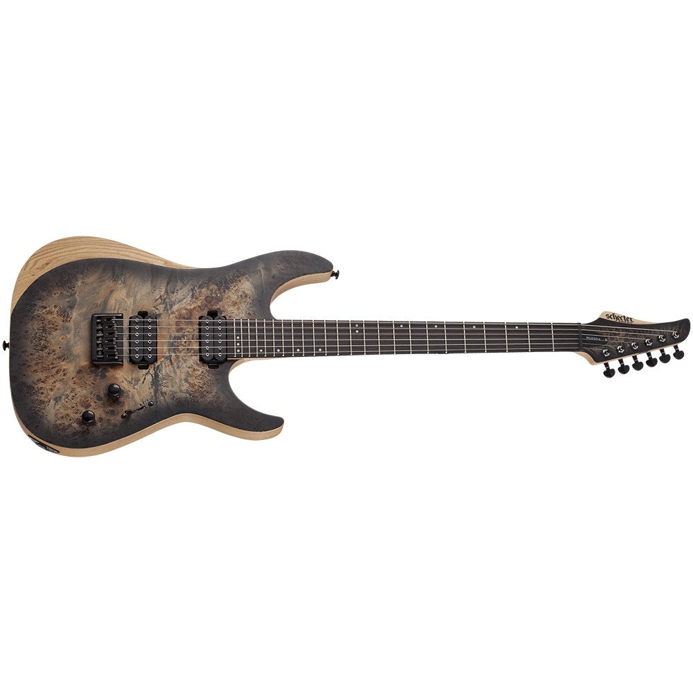 Schecter Guitars 1500 Reaper-6 Electric Guitar, Satin Charcoal Burst