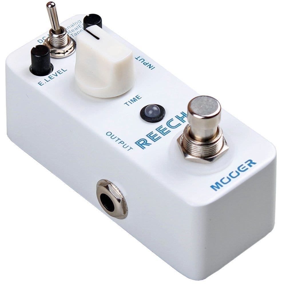 Mooer Reecho Analog Delay + Real Echo + Tape Echo Compact Guitar Effect Pedal