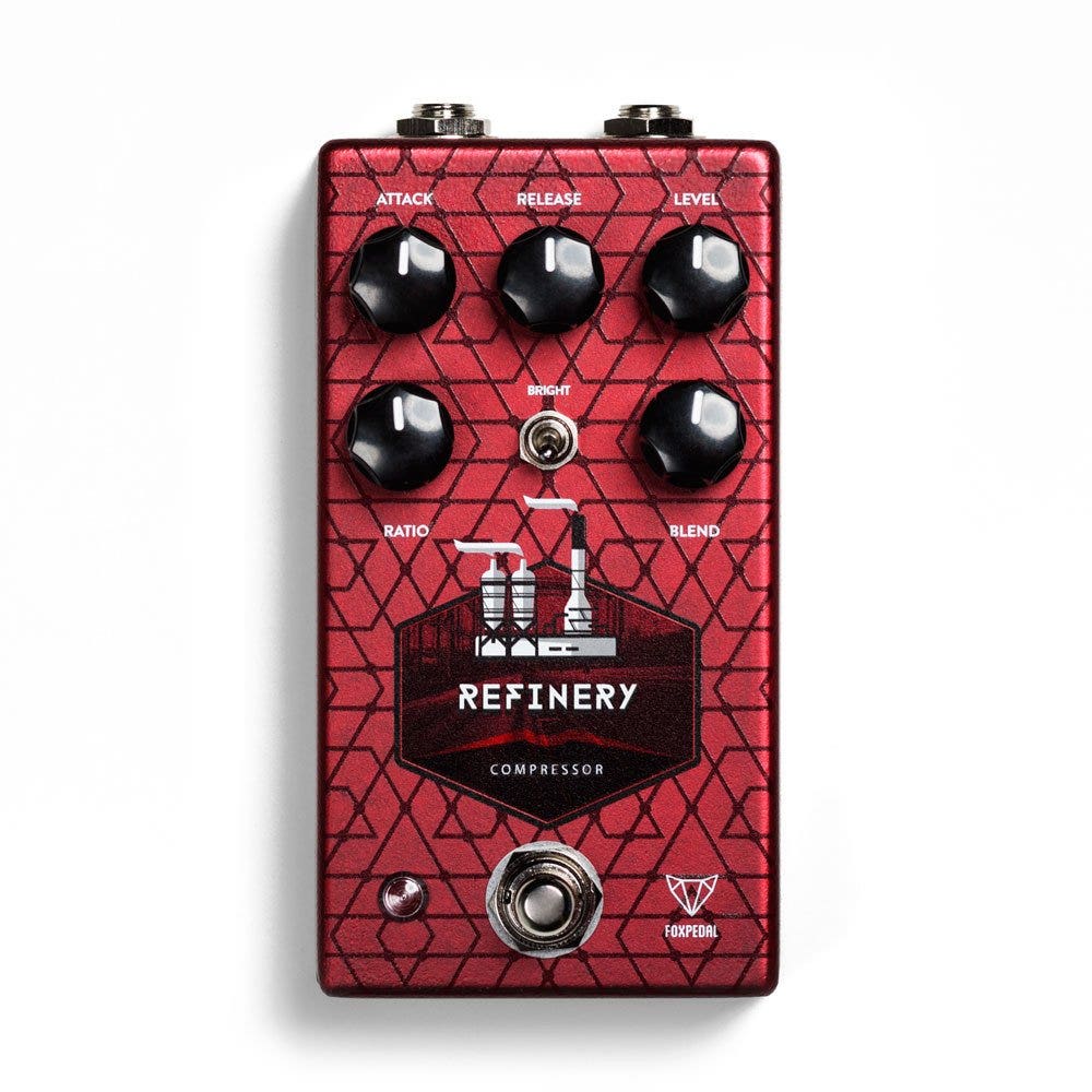 Foxpedal Refinery V2 Compressor Guitar Effects Pedal