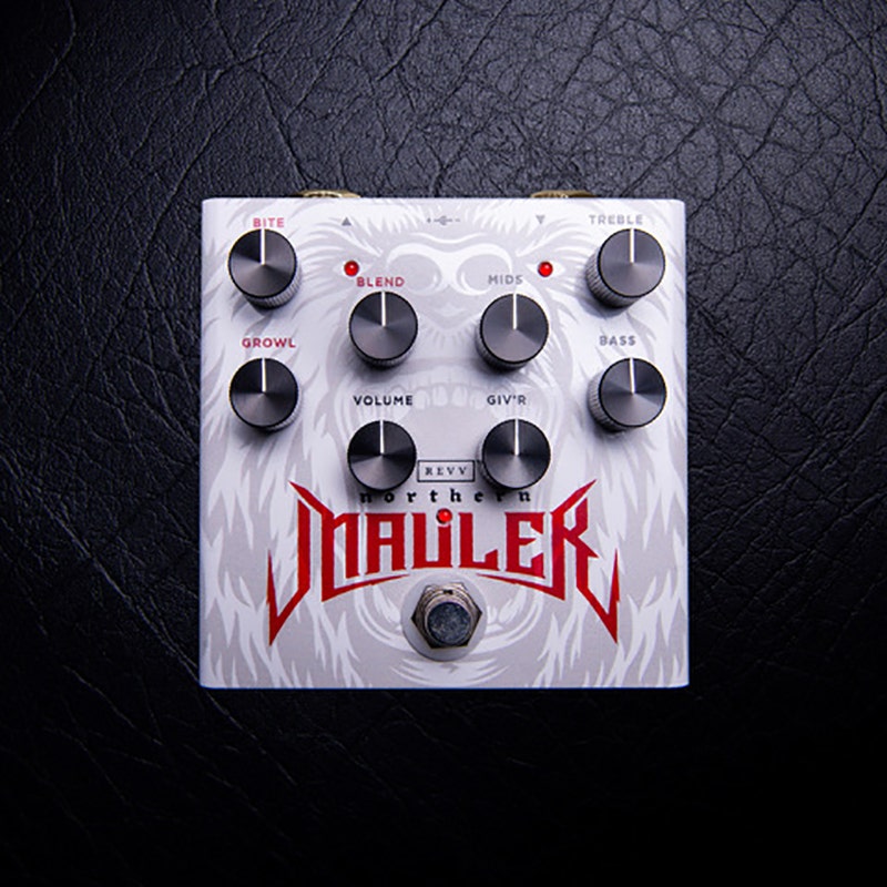 Revv Northern Mauler Glenn Fricker Signature Distortion Guitar Effects Pedal