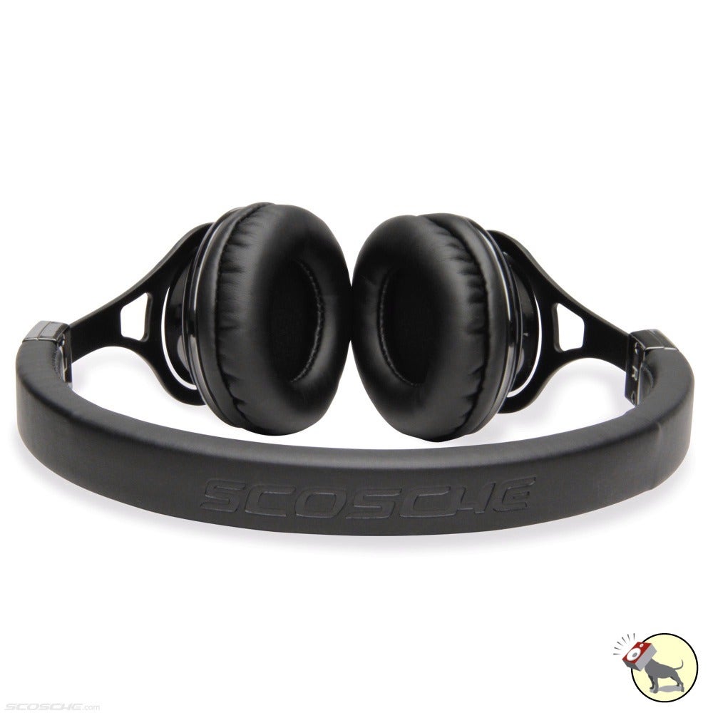 Scosche RH656MD On-Ear Headphones with tapLINE Remote & Mic (Black)