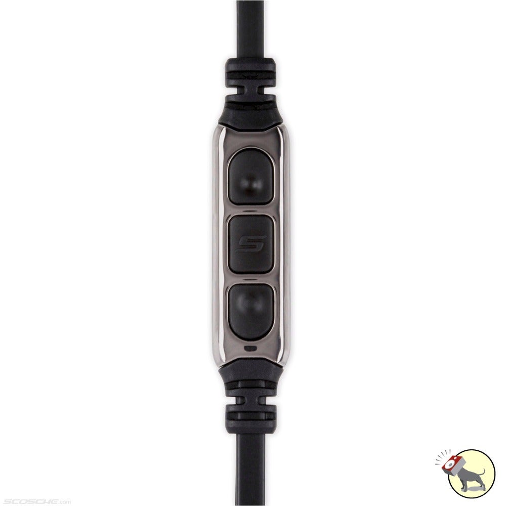 Scosche RH656MD On-Ear Headphones with tapLINE Remote & Mic (Black)