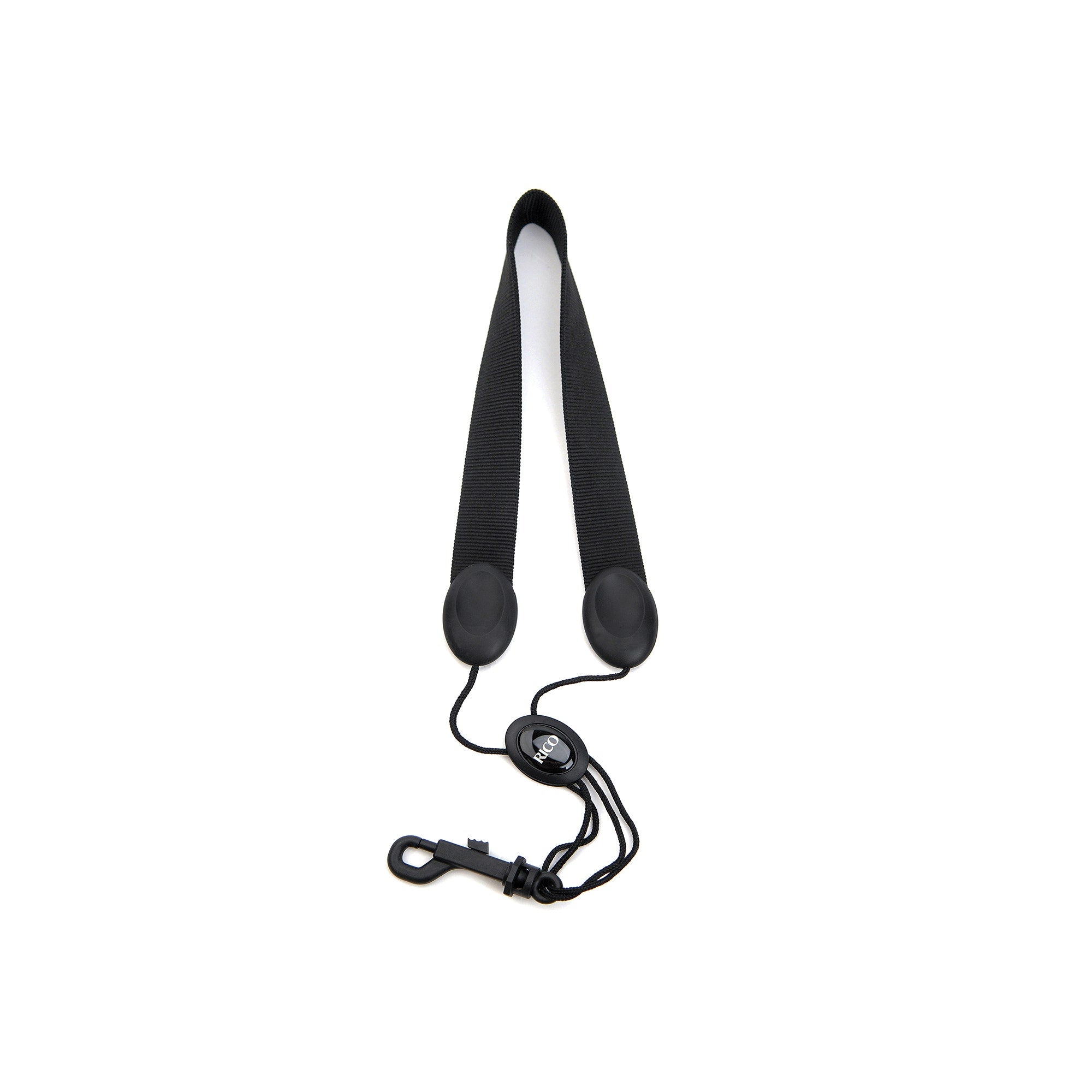 D'Addario SLA13 Padded Tenor / Baritone Saxophone Strap, Black, Snap Hook