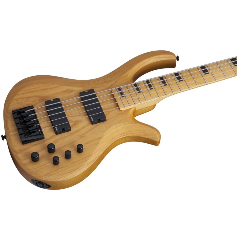 Schecter Riot-5 Session Electric 5-String Bass Guitar in Aged Natural Satin Finish