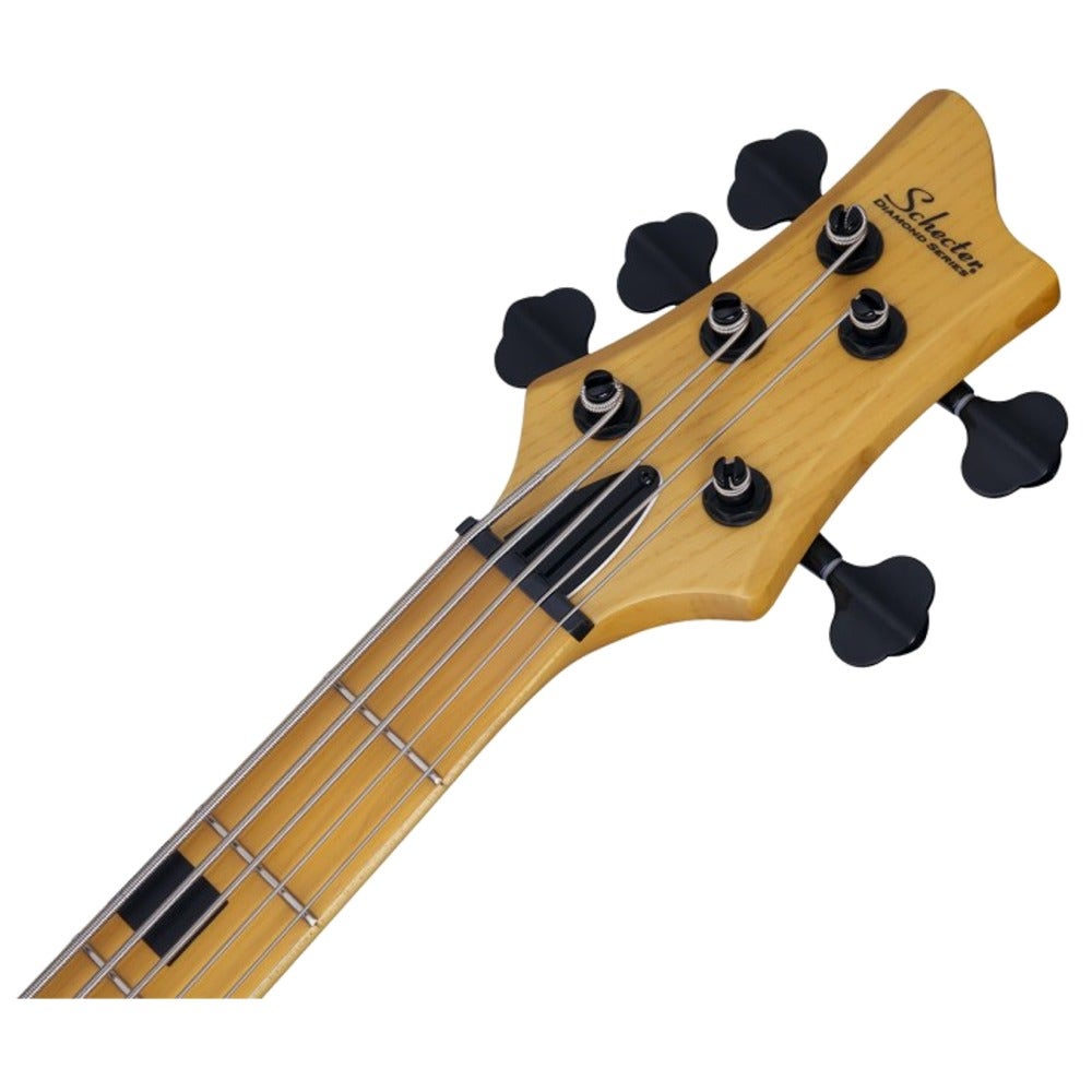 Schecter Riot-5 Session Electric 5-String Bass Guitar in Aged Natural Satin Finish