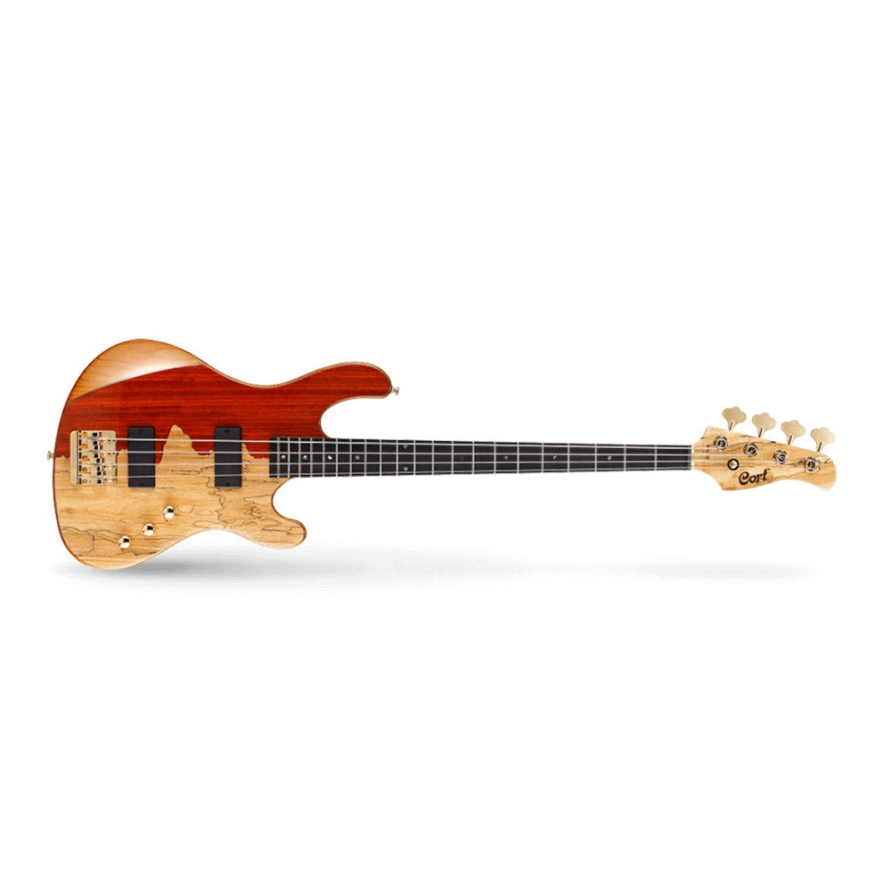 Cort Jeff Berlin Series 4-String Rithimic Bass Guitar - Natural Rosewood
