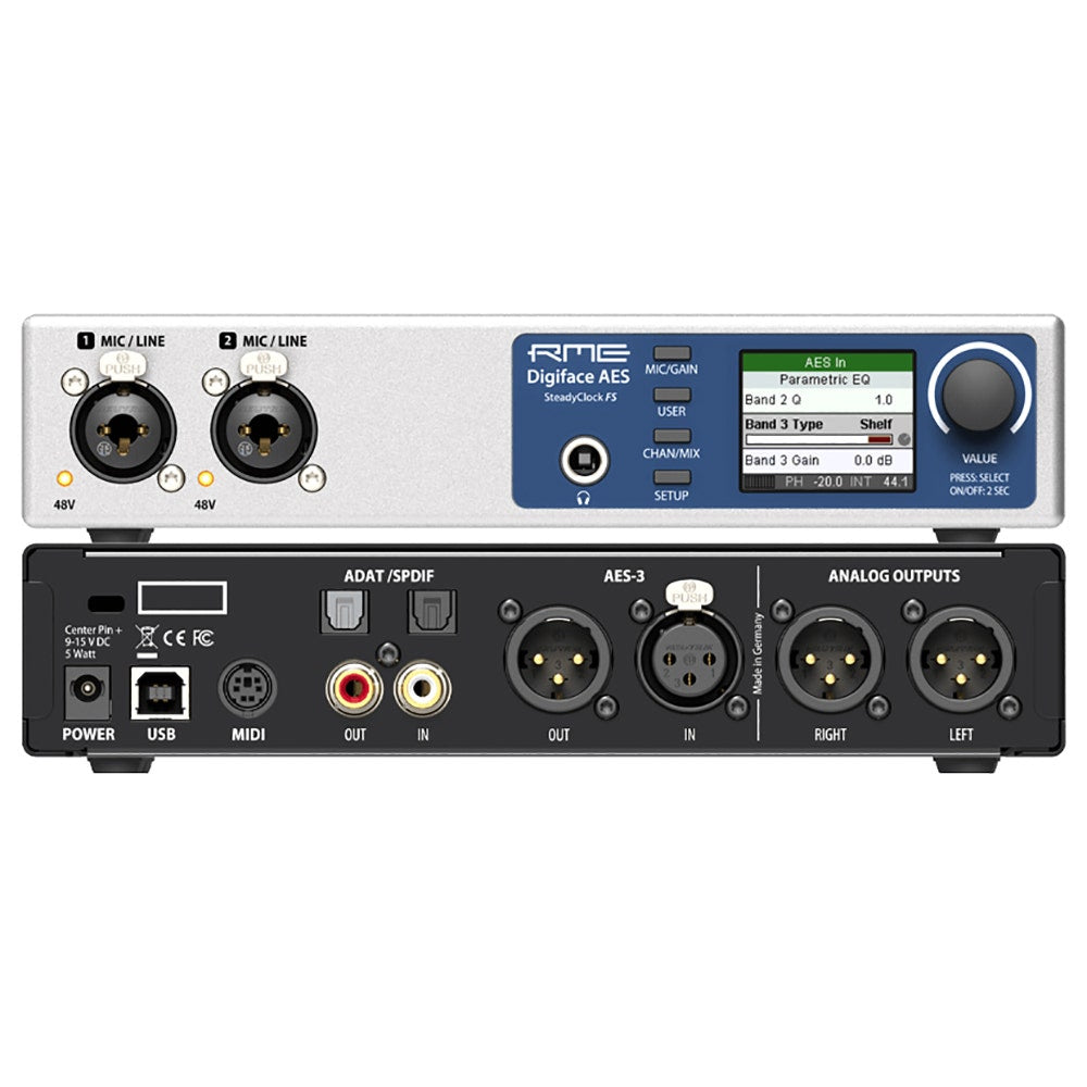 RME Digiface AES 24 Bit / 192 kHz, 2x Analog I/O USB Interface