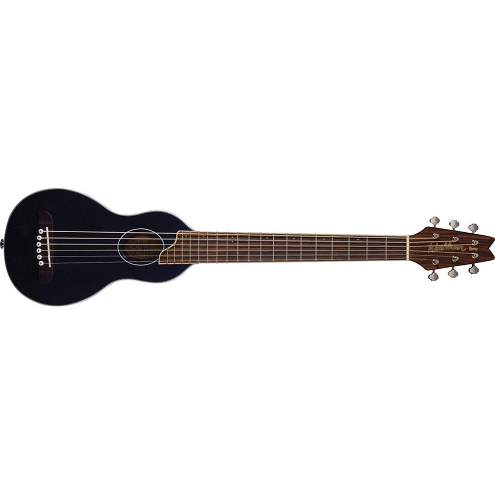Washburn Guitars RO10SBK-A-U Rover Acoustic Guitar w/ Gig Bag, Black