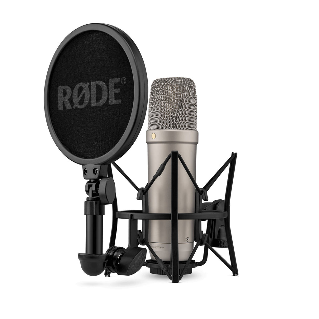 Rode NT1 5th Generation Large-Diaphragm Cardioid Studio Condenser Microphone, Silver