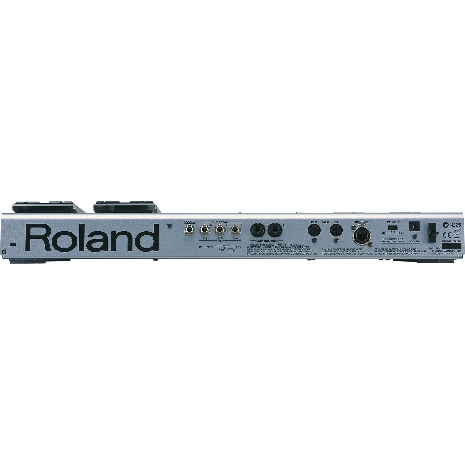Roland FC-300 Advanced Performance MIDI Foot Controller with Twin Expression & Control Pedals