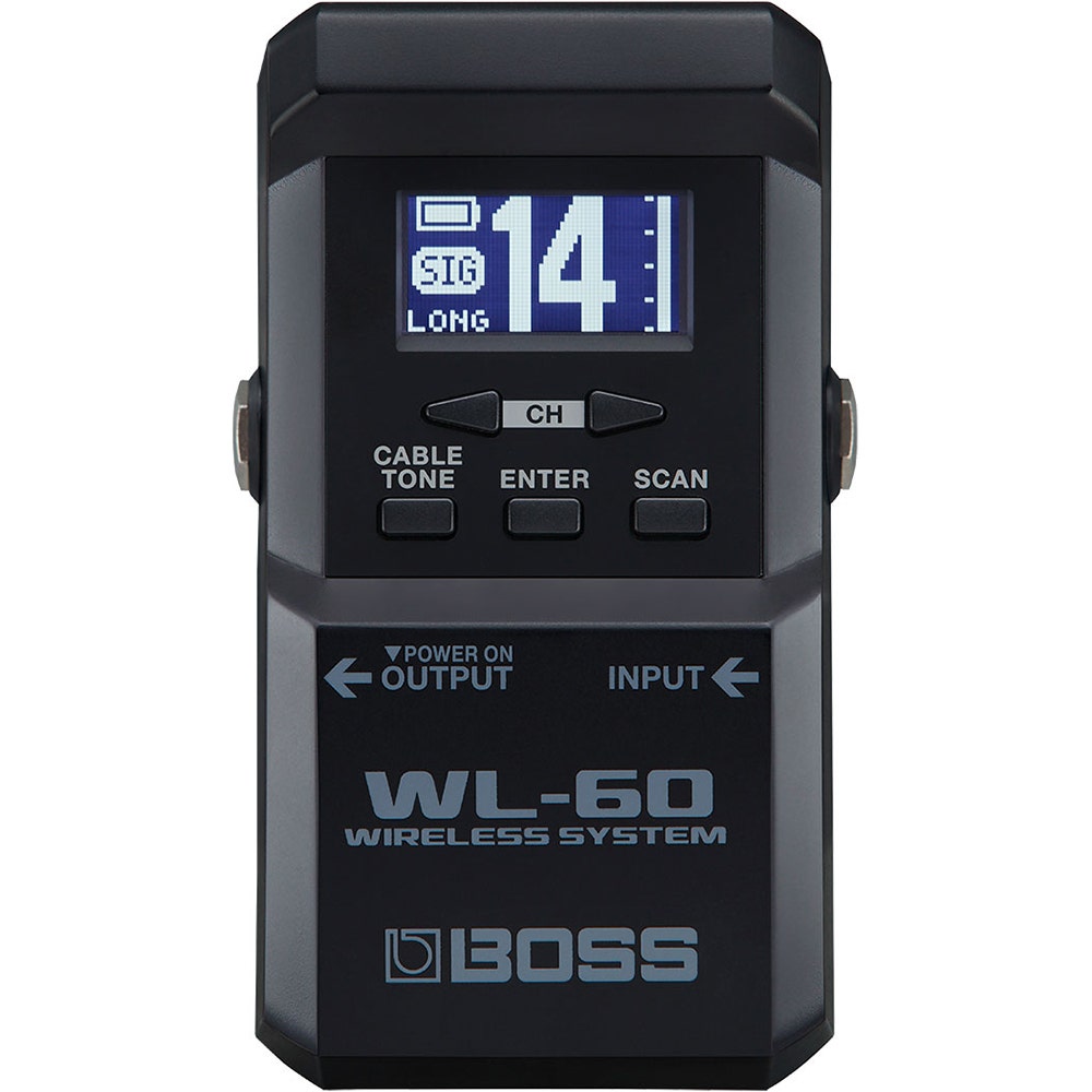 Boss WL-60 14 Channel Pedalboard Size Guitar/Instrument Wireless System
