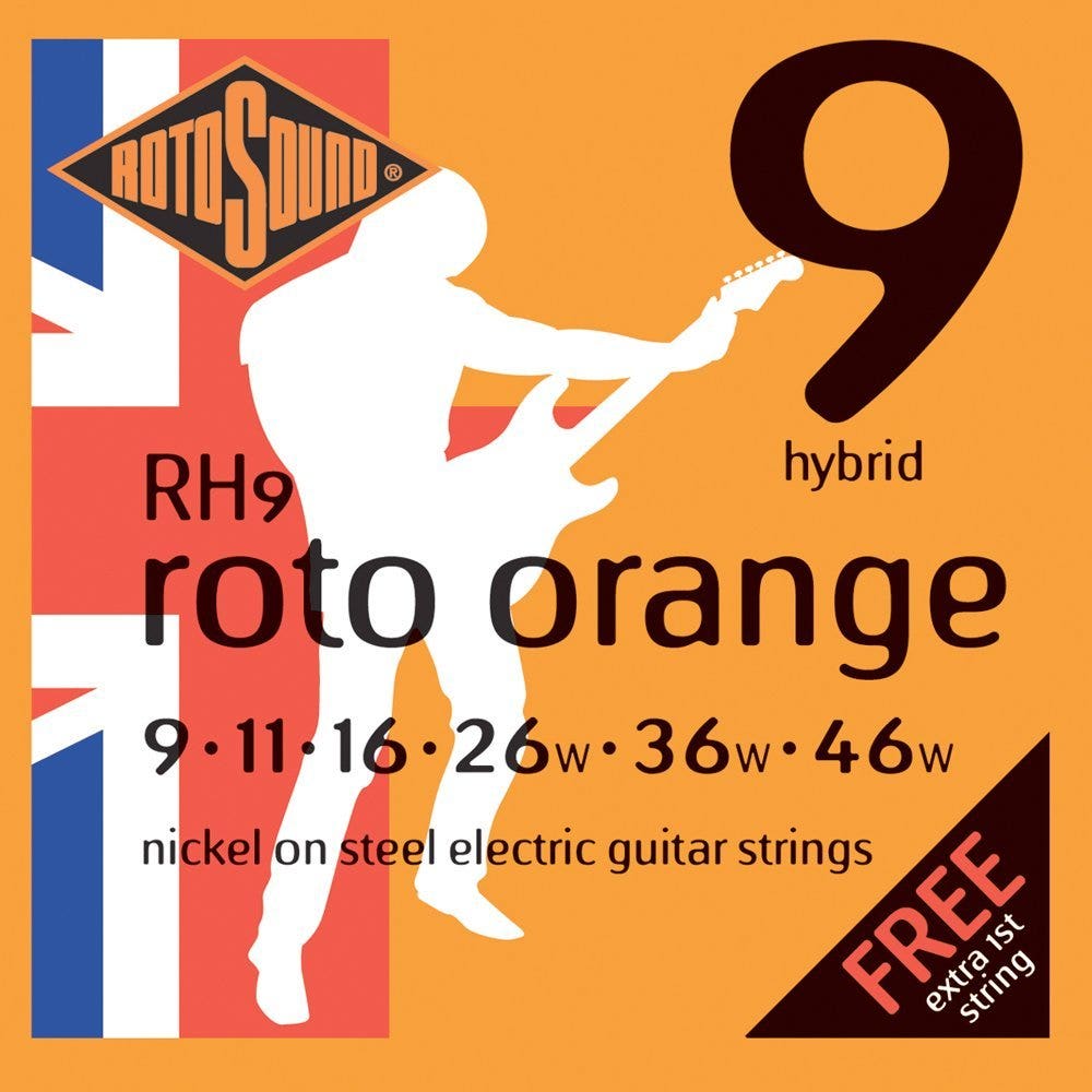 Rotosound RH9 Nickel Hybrid Electric Guitar Strings (9-46)