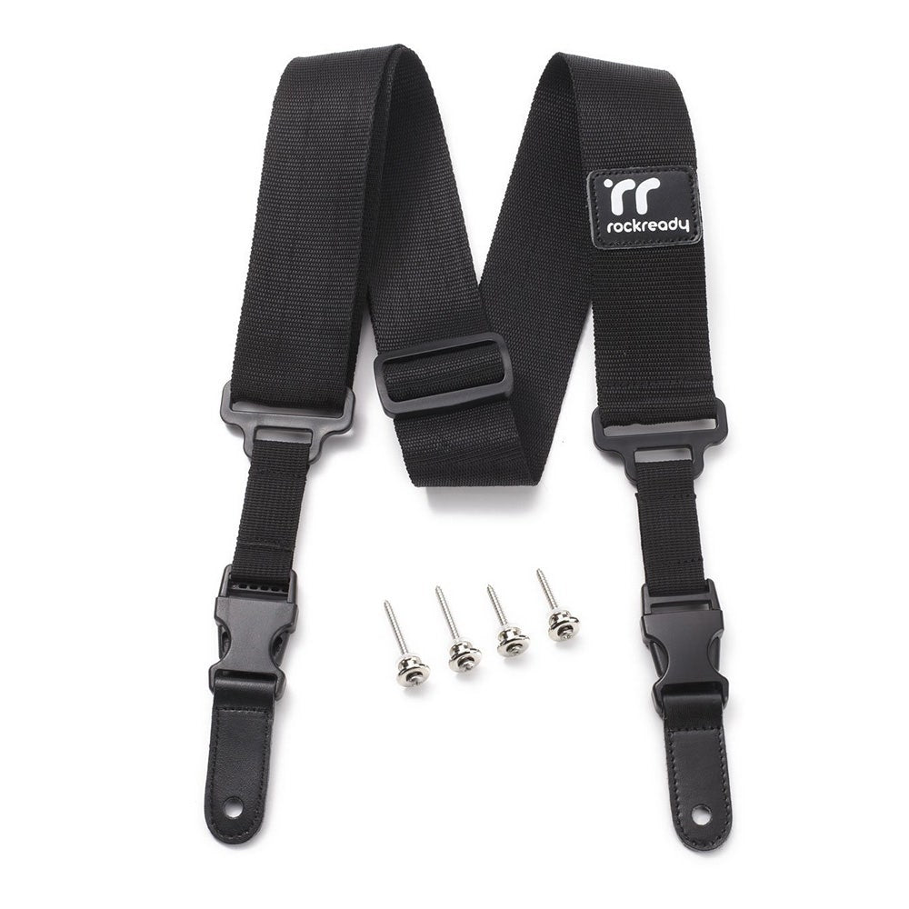 Rockready Snap! Guitar Strap - Black