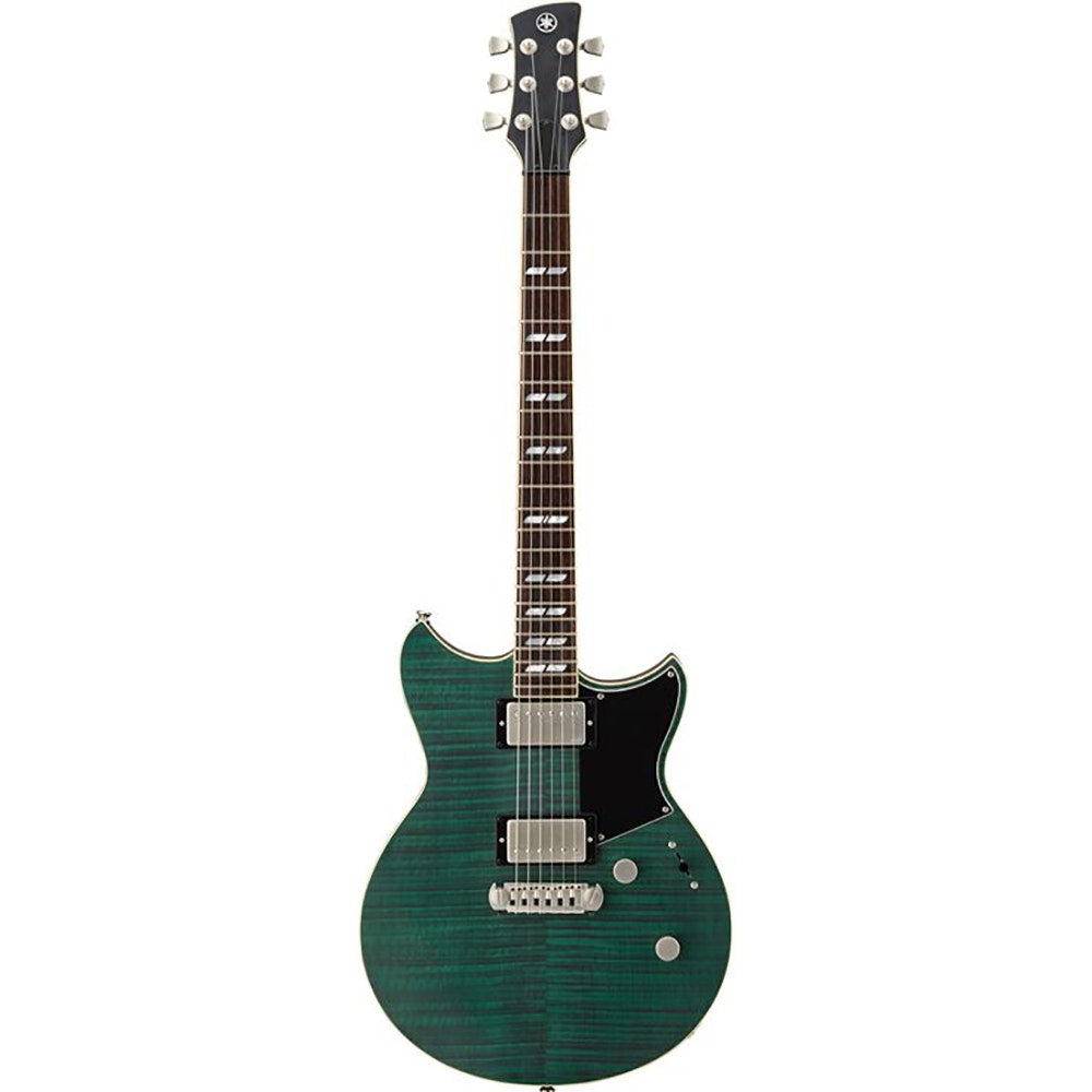Yamaha B-Stock Revstar RS620 Electric Guitar, Flamed Maple Top, Snake Eye Green