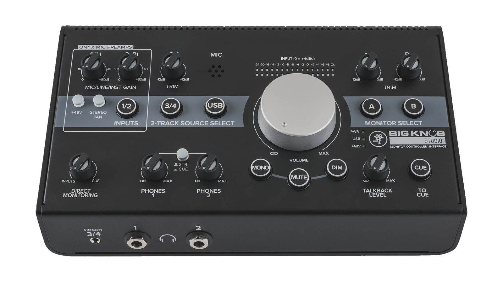 Open Box Mackie Big Knob Studio Monitor Controller and USB Interface